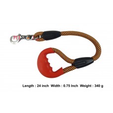 Super Dog Nylon Short Rope With Grip